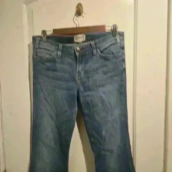 P7037A current Elliot carnival  flared  slim  bell low rise bell  medium wash - Picture 2 of 8